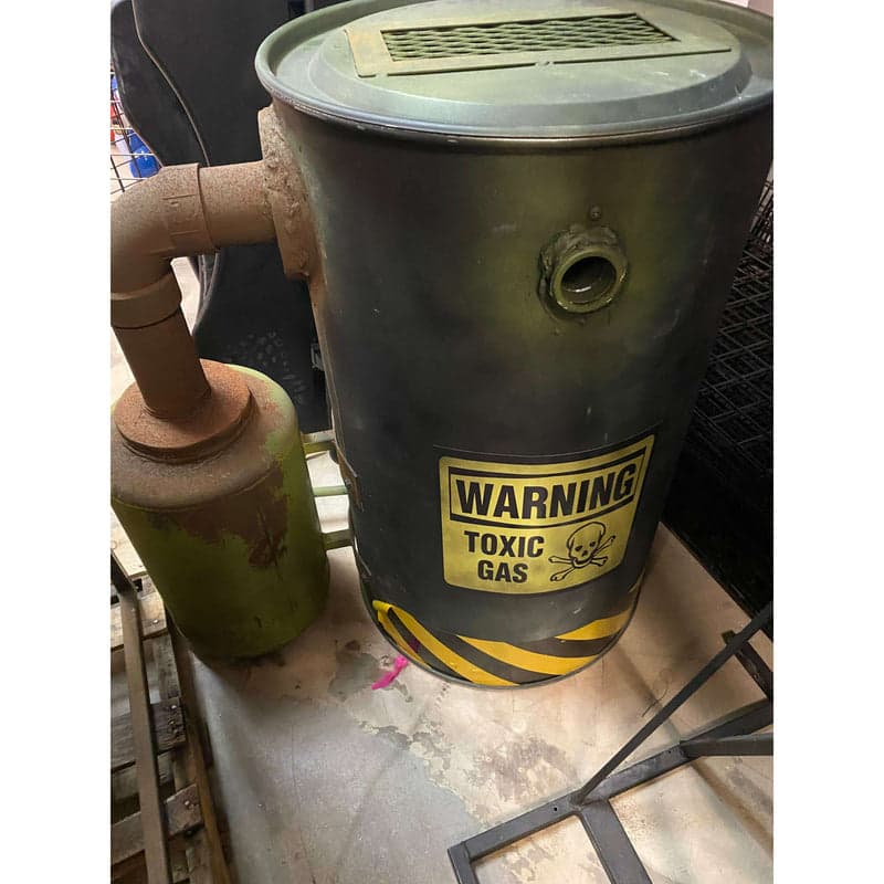 Biohazard Drum Halloween prop